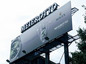meierotto channel letters on billboard