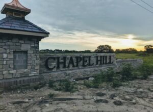 chapel hill brick channel letter sign
