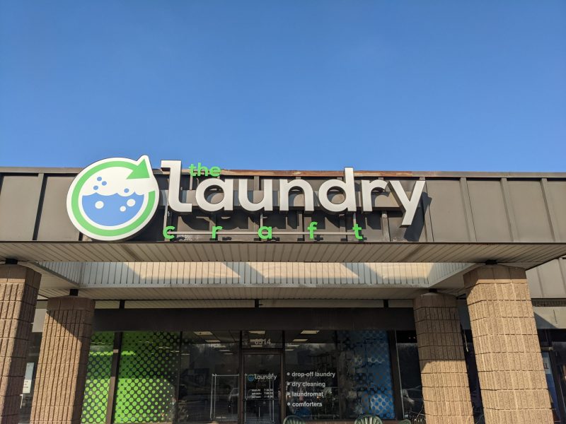 the laundry craft channel letter signs